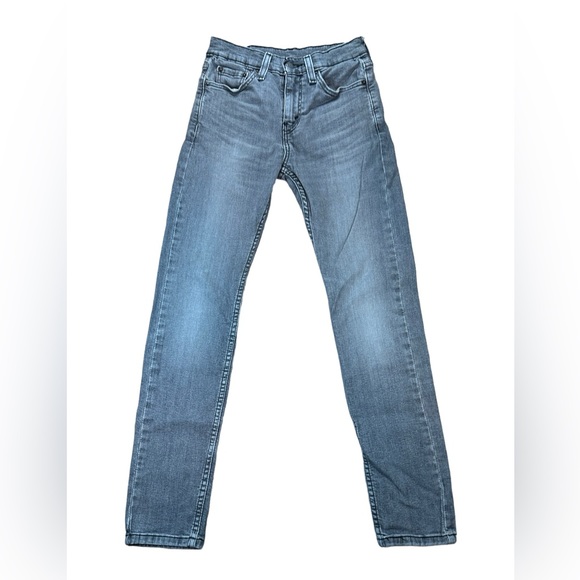 Levi’s 510 Men’s or Boys 28X32 Grey Distressed Wash - Picture 1 of 8